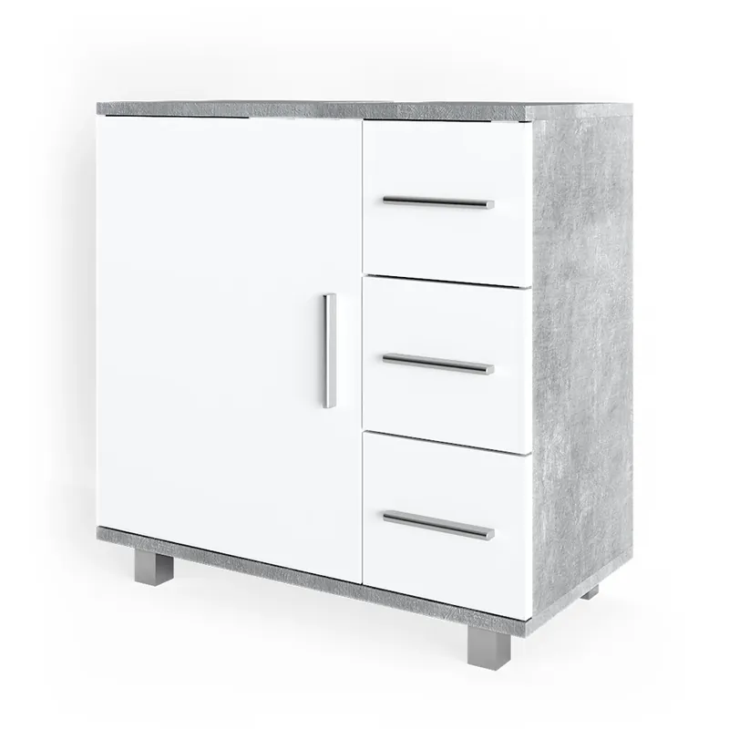 Dolní skříňka pod dřez Ilias Beton 60 x 60.8 cm Vicco Sleva