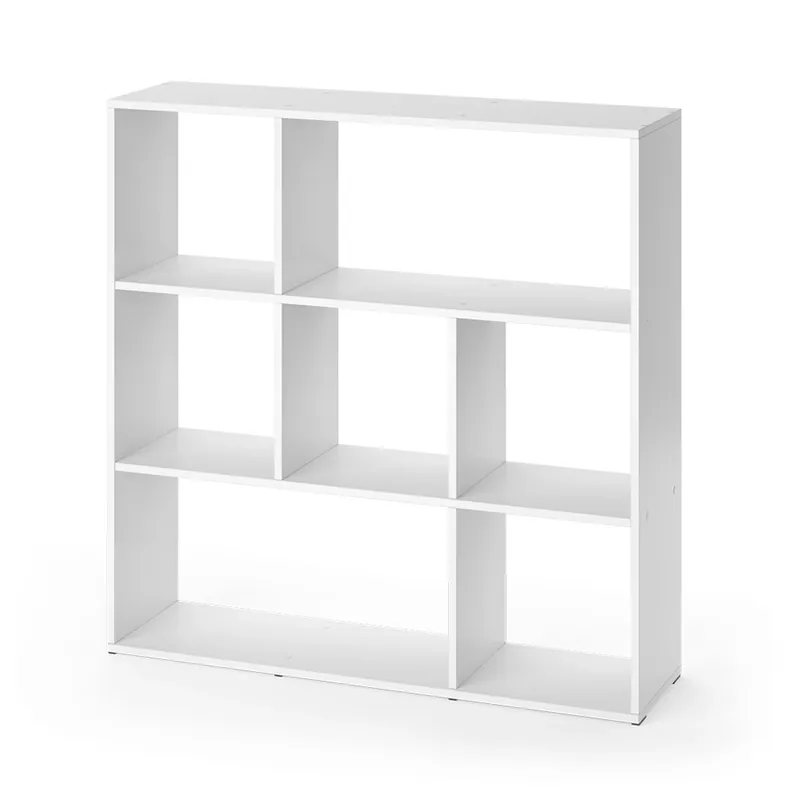 Dělicí stěna Nove Bílá 107.2 x 107.8 cm 7 přihrádek Vicco Bezpečná Platba