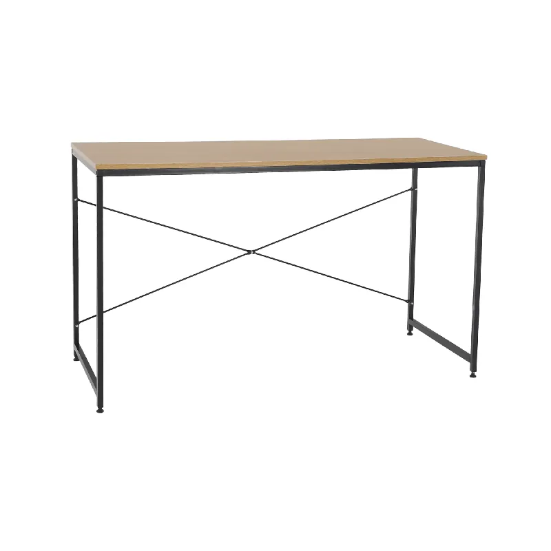 Zlevněný Psací stůl, dub/černá, 120x60 cm, MELLORA