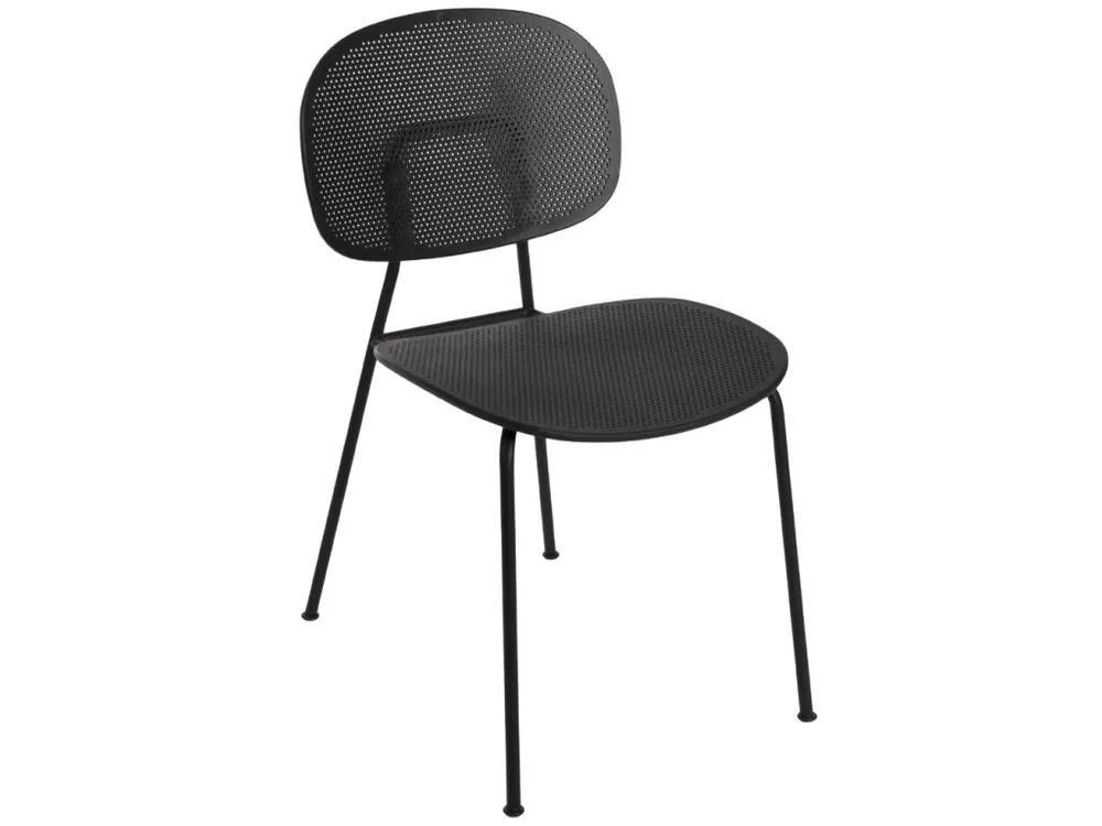 Akce Černá jídelní židle Tondina Slim