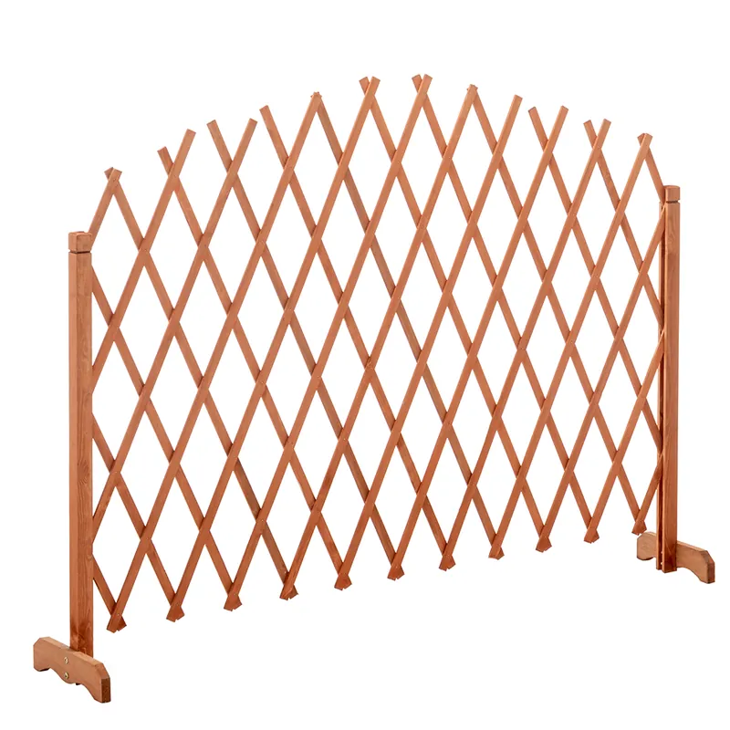 Nová Kolekce Mřížková zástěna, hnědá/dřevo, 250 cm, KEJLY
