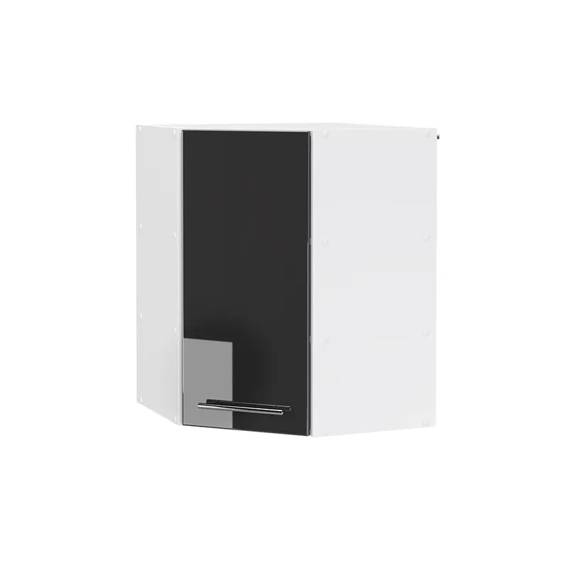 Koupit Online Rohový věšák na stěnu Fame-Line Antracitový vysoký lesk 57 cm Vicco