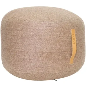 Béžový vlněný puf Hübsch Mochi 50 cm Expresní Doručení