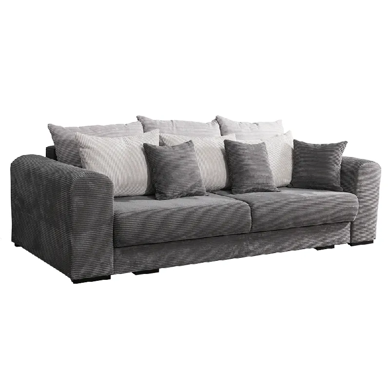 Extra prostorná pohovka, šedá / světle / béžová, GILEN BIG SOFA Hit Sezóny