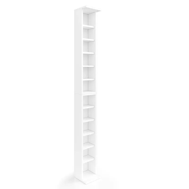 Kup Teď Police na CD Bílá 21 x 183.6 cm Velká sada 2 kusů Vicco