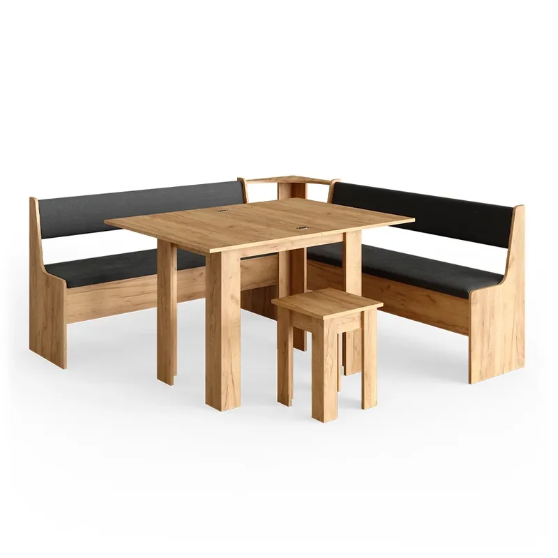 Nejlepší Cena Rohová lavice Roman Zlatý mocný dub 180 x 180 cm se stolkem Vicco