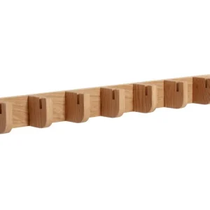 Značkový Dubový nástěnný věšák Hübsch Nomad 96 cm