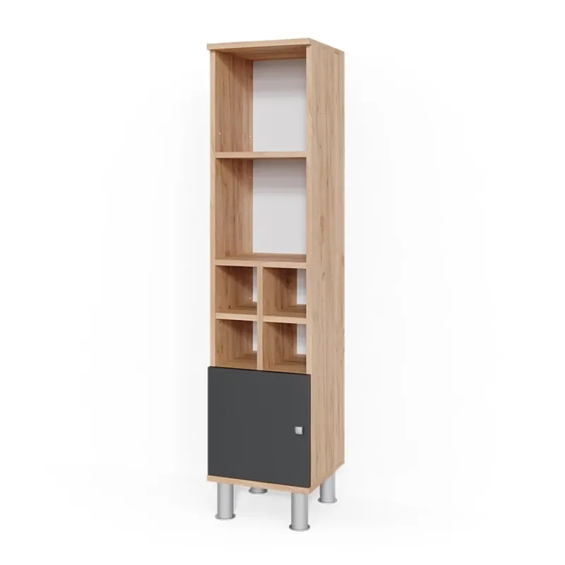 Střední skříňka Fynn Antracit 30 x 130.6 cm malé dveře Vicco Akce