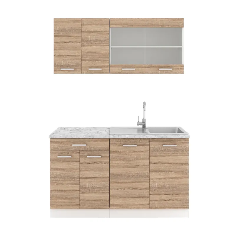 Jednotková kuchyně R-Line Sonoma 140 cm s pracovní deskou Vicco Ověřený