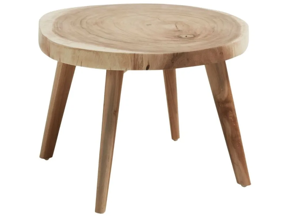 Top Prodej Masivní dřevěný konferenční stolek Kave Home Wellcres 65 cm