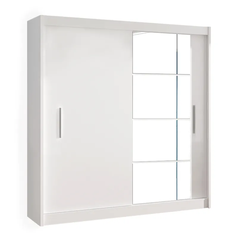Skříň s posuvnými dveřmi, bílá, 180x215, LOW Časově Omezené