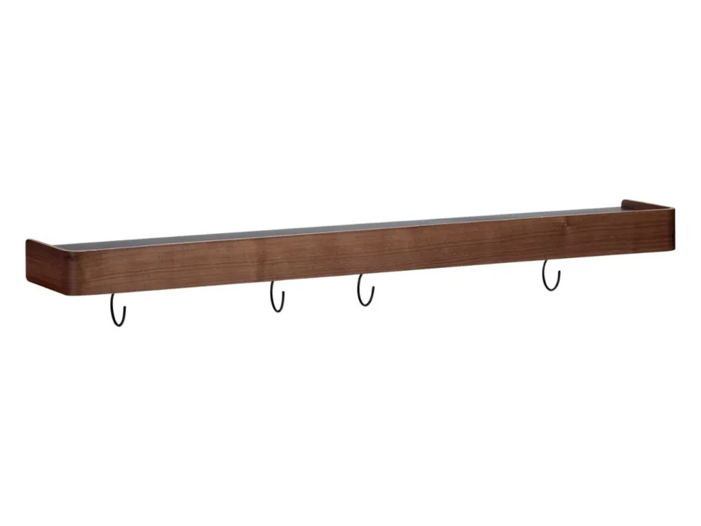 Vysoce Kvalitní Ořechový nástěnný věšák DAN-FORM Protopia 120 x 21 cm
