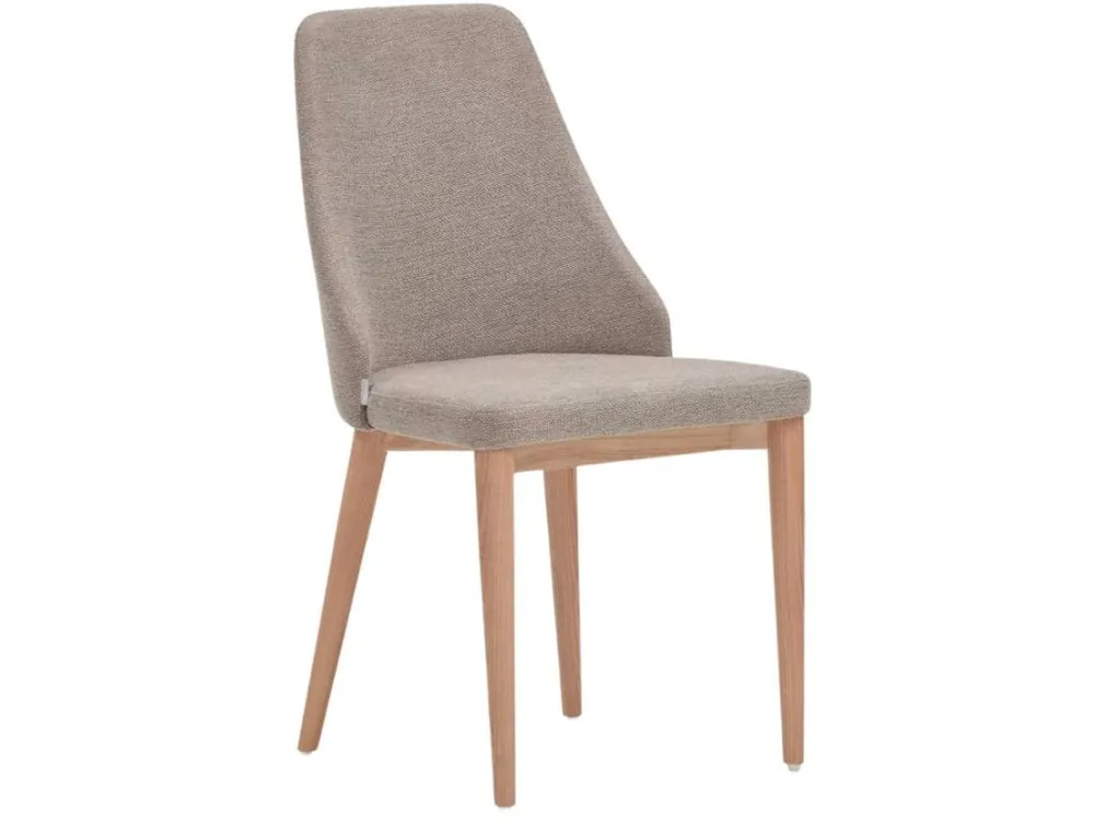 Světle hnědá látková jídelní židle Kave Home Rosie Must-Have