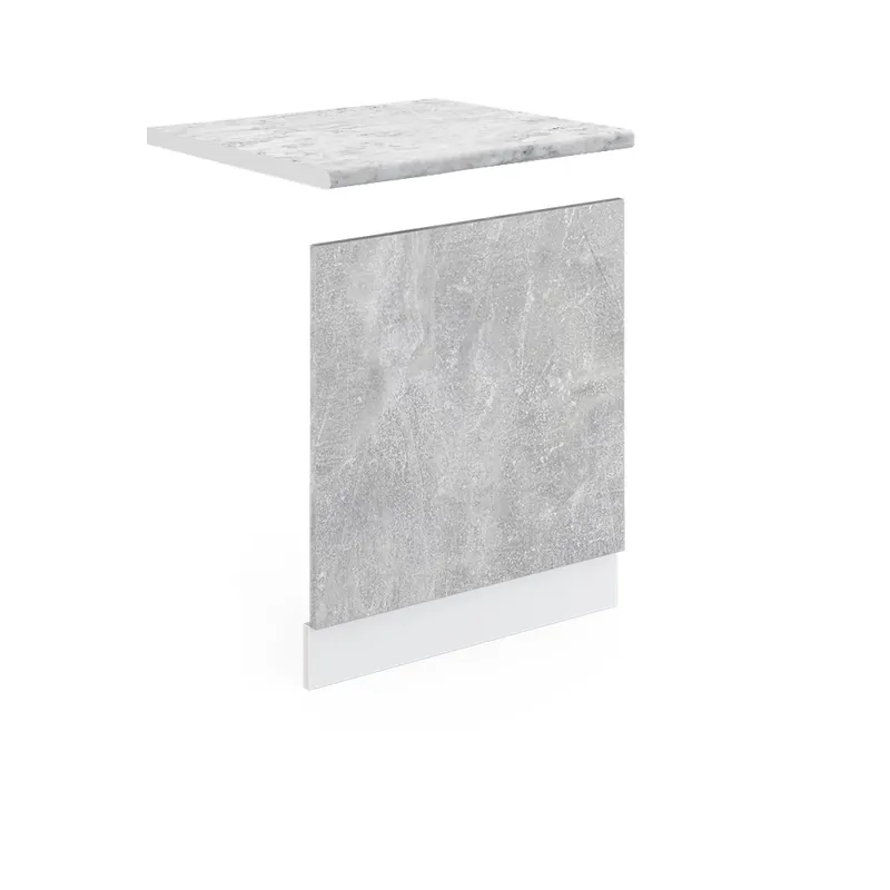 Vysoce Kvalitní Přední panel R-Line Beton 60 cm s pracovní deskou Vicco