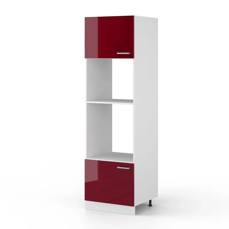 Speciální Cena Skříňka na mikrovlnnou troubu R-Line Červená vysoký lesk 60 cm Vicco