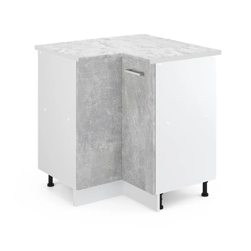 Rohová skříňka R-Line Beton 75.6 cm s pracovní deskou Vicco Nakupujte Hned