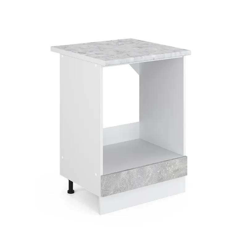 Skříňka na vestavěnou troubu R-Line Beton 60 cm s pracovní deskou Vicco Nakupujte Hned