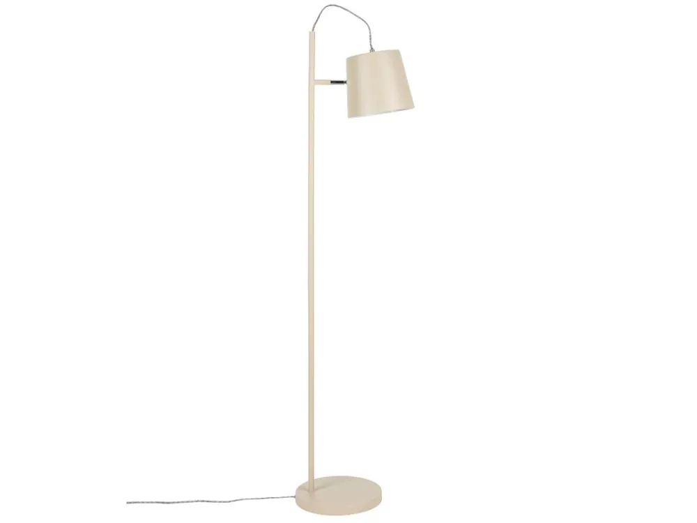 Výprodej Béžová kovová stojací lampa ZUIVER BUCKLE HEAD 150 cm