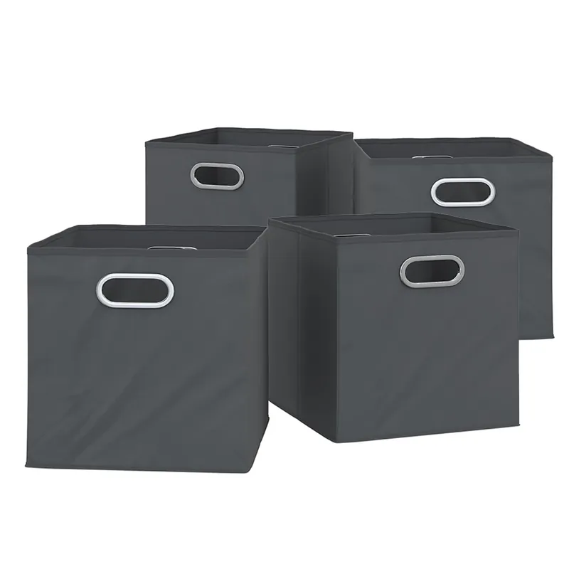 Skládací box Antracit 30 x 30 cm Sada 4 kusů Vicco Super Cena