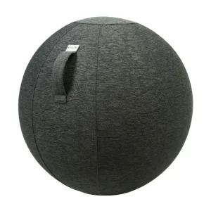 Antracitový sedací / gymnastický míč VLUV STOV Ø 75 cm Značkový