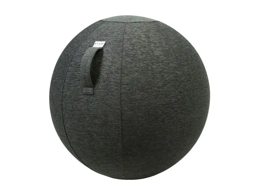 Antracitový sedací / gymnastický míč VLUV STOV Ø 75 cm Značkový