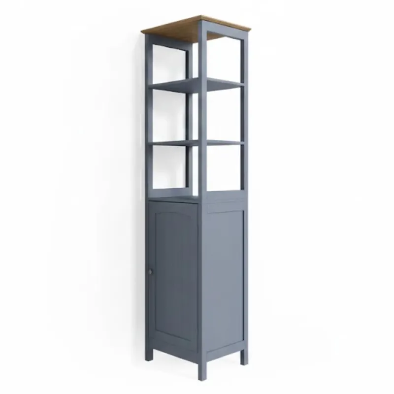 Nakupujte Hned Koupelnová skříňka Bianco Šedá 40 x 160 cm Vicco