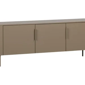 Aktuální Béžovohnědý dřevěný TV stolek Gunnar 154 x 44 cm