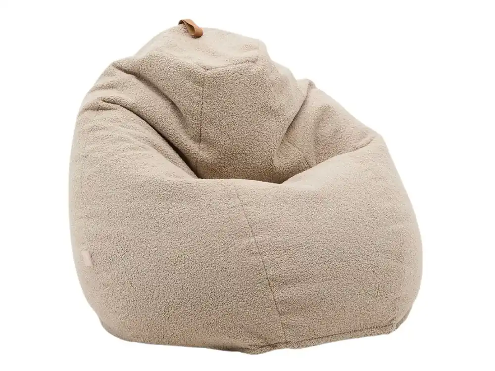 Béžový bouclé sedací vak Kave Home Vicka 70 cm Nejlepší Volba