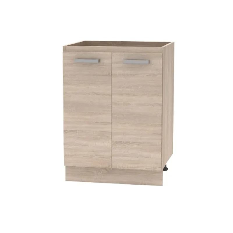 Spodní skříňka 60 2DV, dub sonoma, NOPL-057-0S Značkový