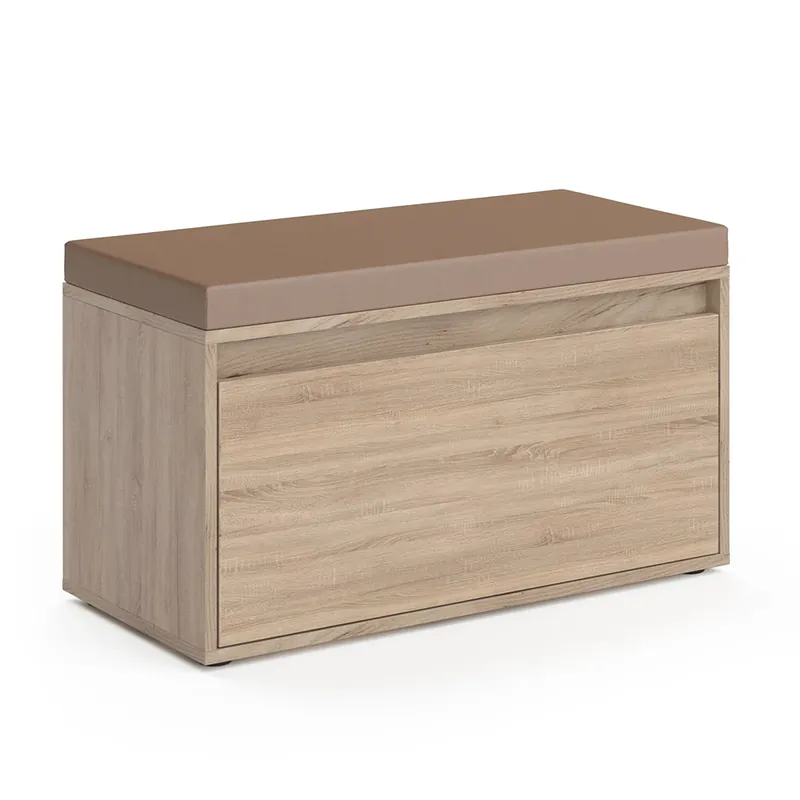 Doprava Zdarma Botník s lavicí Iker Sonoma 80 x 45 cm Vicco