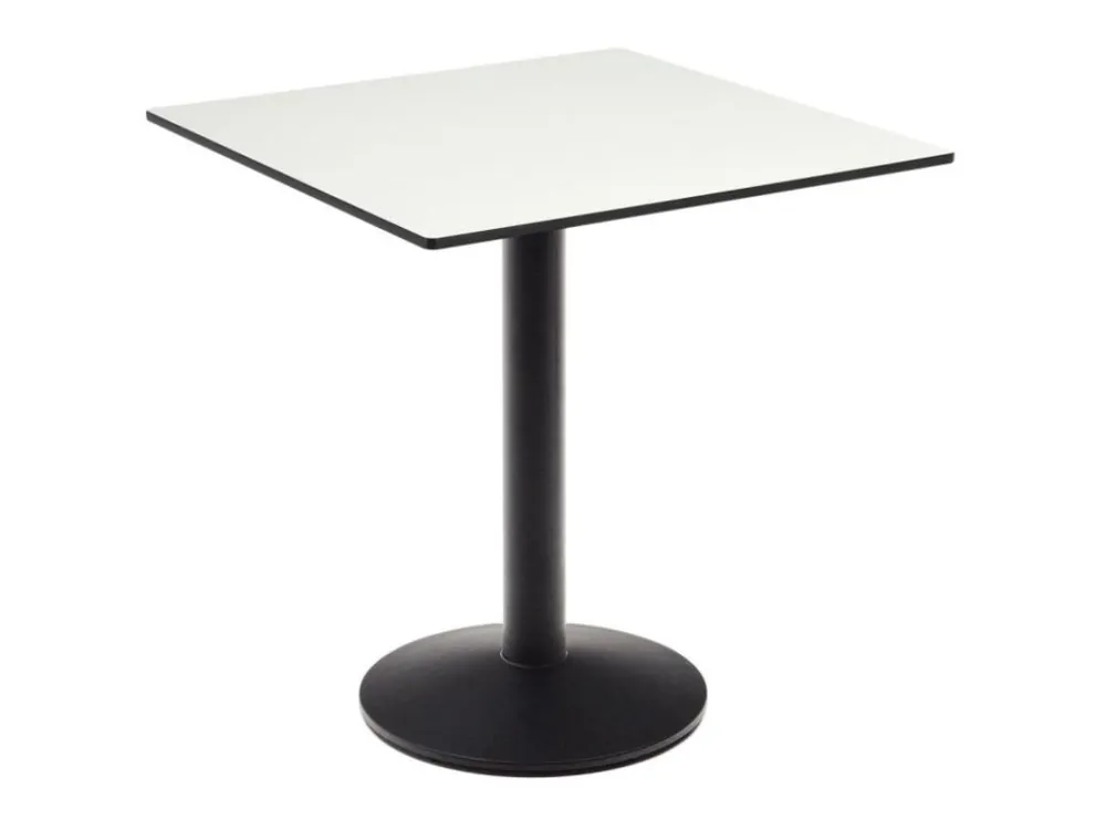 Akce Bílý bistro stolek Kave Home Esilda 68 x 68 cm