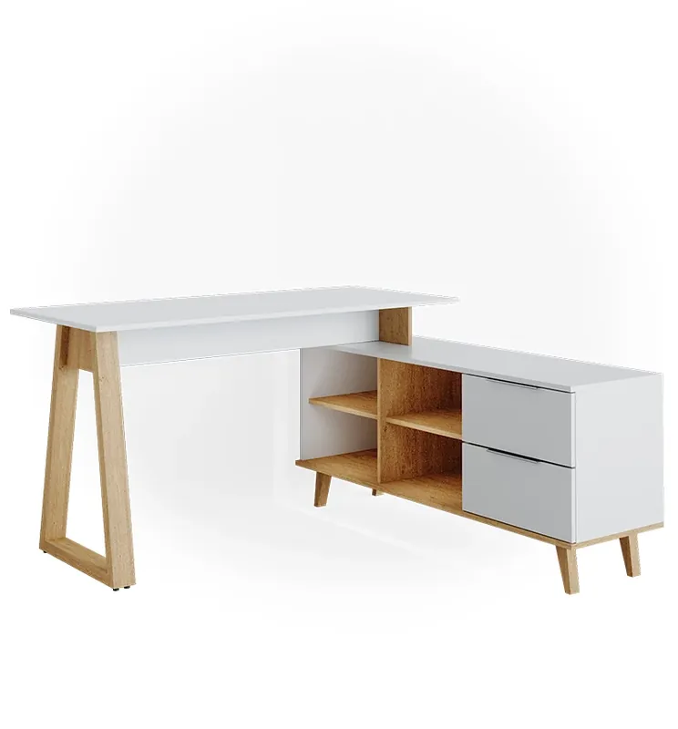 Stůl Nautica Bílá 138 x 60 cm se zásuvkami XXL Vicco Aktuální