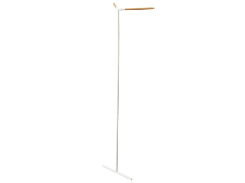 Bílý kovový stojací věšák Yamazaki Tower 160 cm Ihned K Objednání