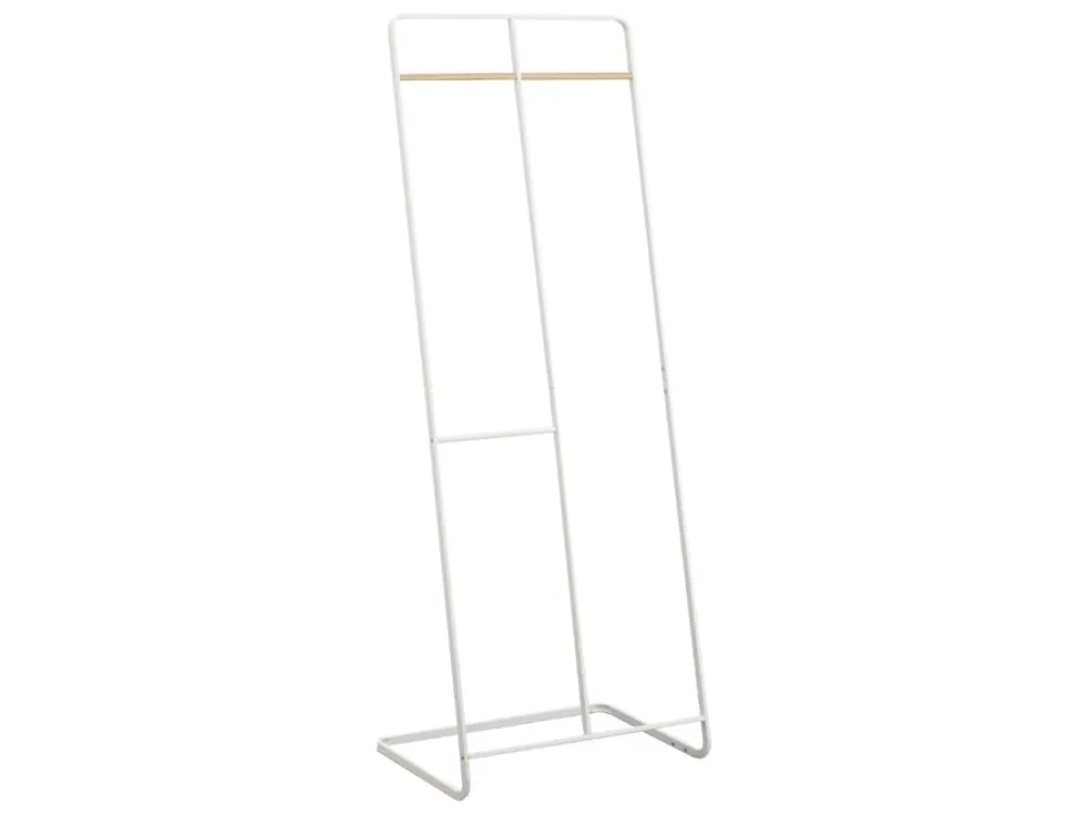 Akce Bílý kovový stojací věšák Yamazaki Tower 163 cm