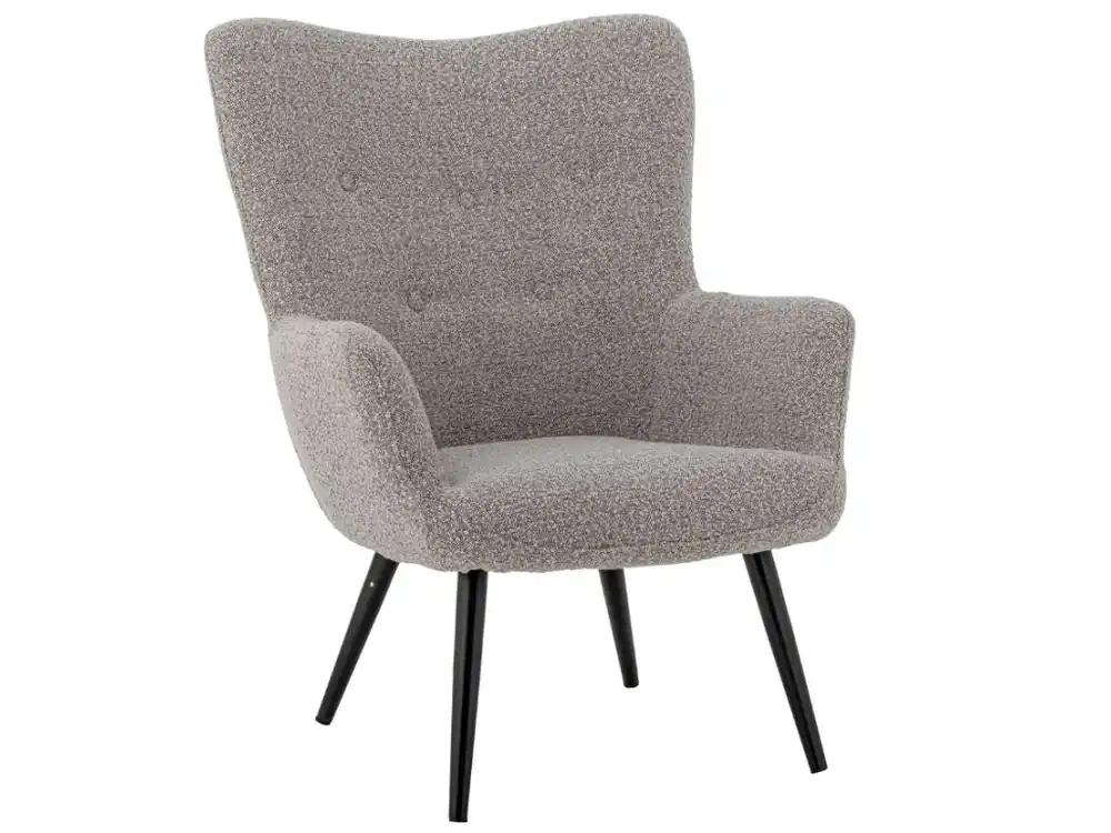 Sezónní Sleva Bouclé lounge křeslo Perry