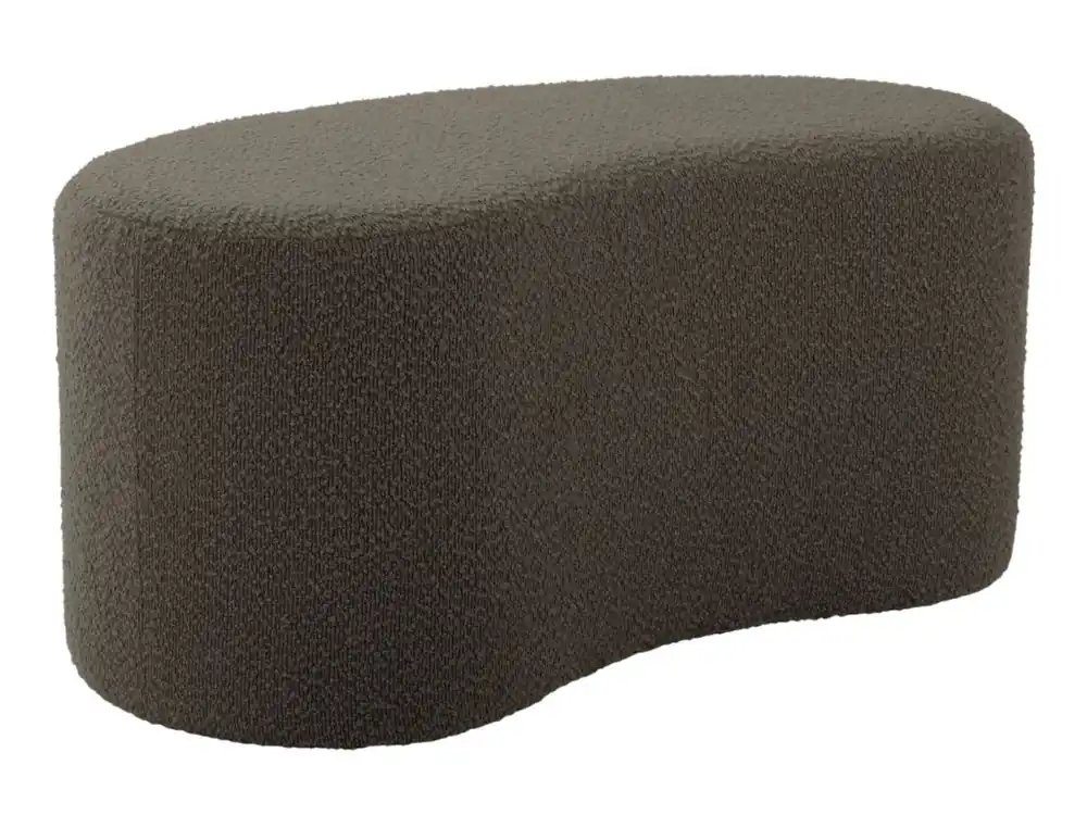 Bouclé taburet Ada Wave 80 x 43 cm Finální Výprodej