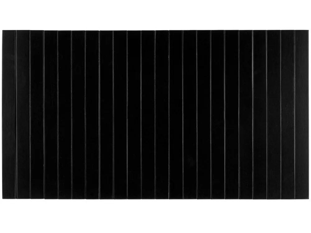 Rychlé Dodání Černá dubová odkládací podložka na područku pohovky Wonda 44 x 24 cm