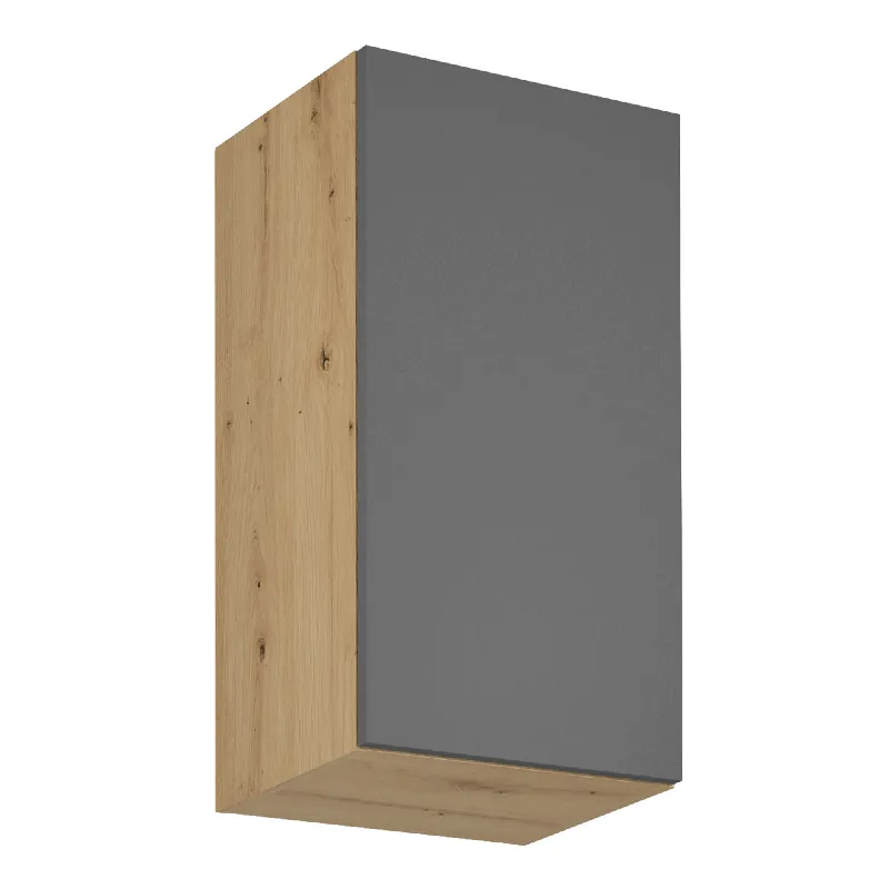 Oblíbený Horní skříňka, dub artisan/šedý mat, univerzální, LANGEN G40