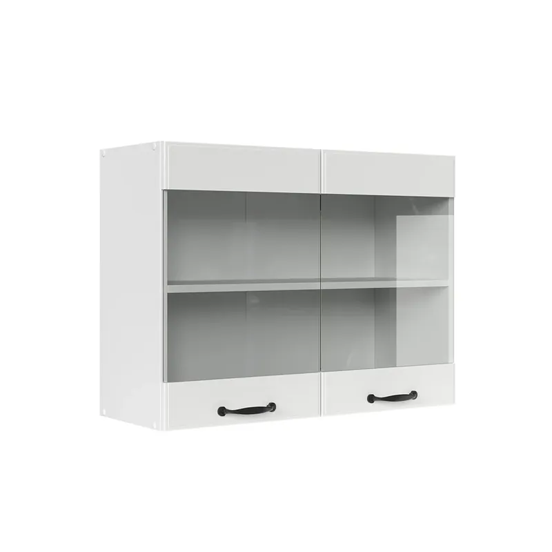 Ověřený Skleněná kuchyňská skříňka R-Line Bílý venkovský dům 80 cm Vicco