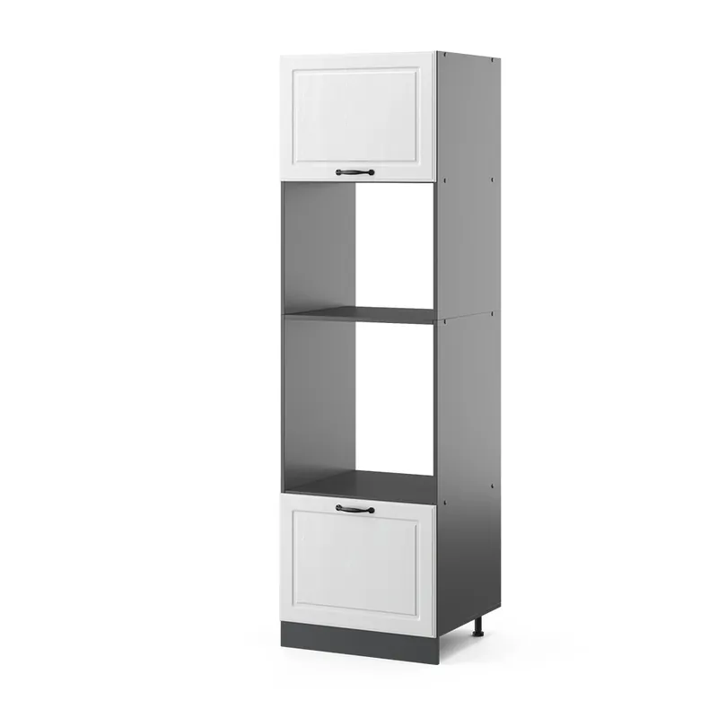 Cenový Hit Skříňka na mikrovlnnou troubu R-Line Bílý venkovský dům 60 cm Vicco