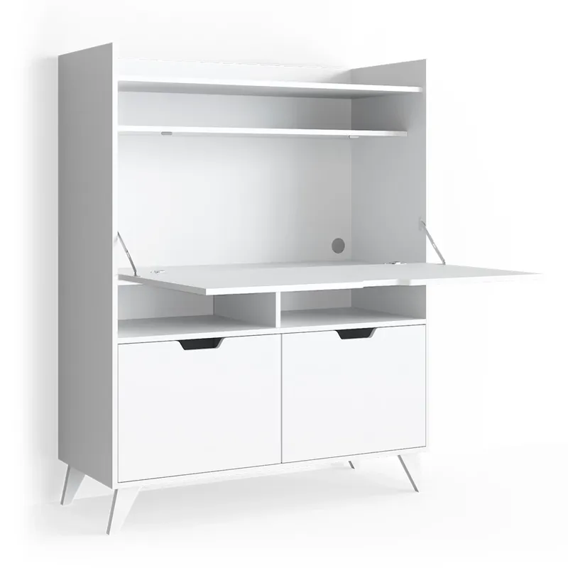 Novinka Sekretářský stůl Berdi Bílá 110 x 45 cm Vicco