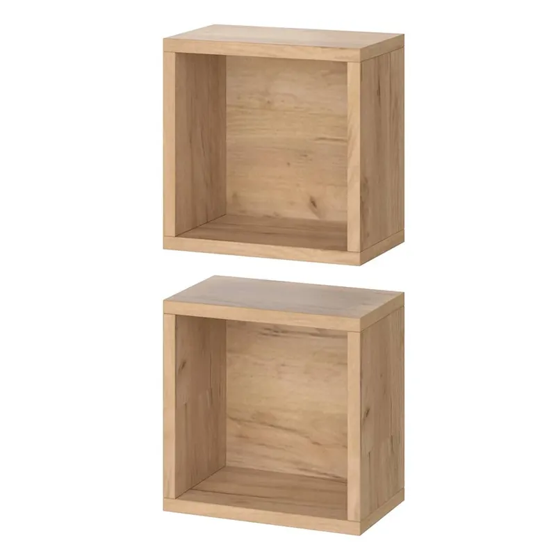 Skříňka do koupelny Senyo Zlatý mocný dub 25 x 25 cm Sada 2 kusů Vicco Cenová Bomba
