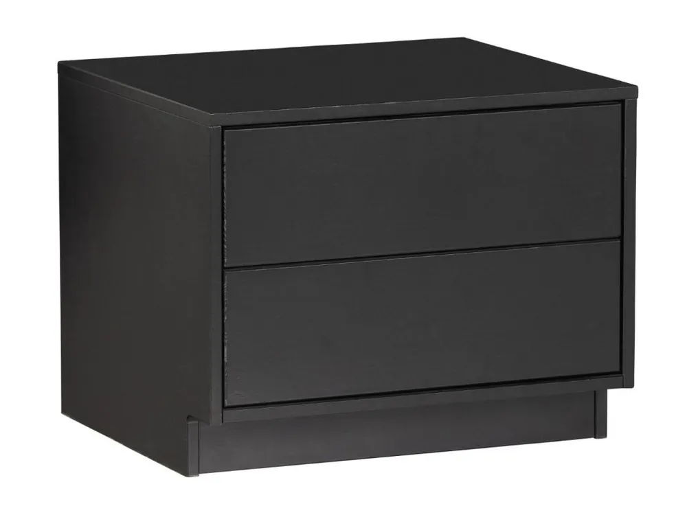 Černý borovicový TV stolek Frederica 50 x 39,5 cm Nízká Cena