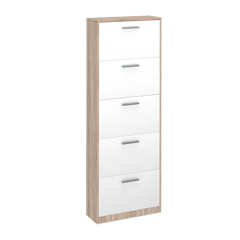 Botník na boty Gizmo Bílá/Sonoma 59 x 169.5 cm Vicco Vrácení Zdarma