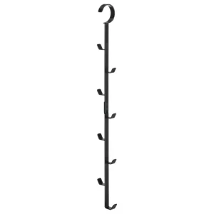 Černý kovový věšák do šatníku Yamazaki Tower 54 cm Novinka