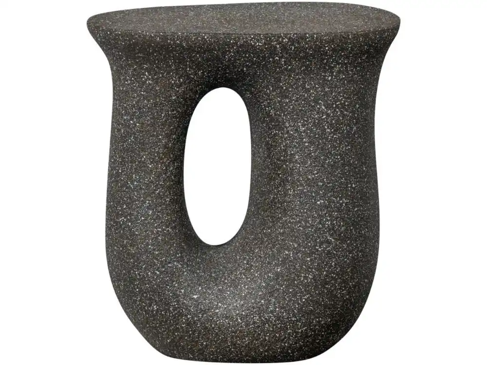 Černý odkládací stolek Moson 45 cm Nejlepší Volba