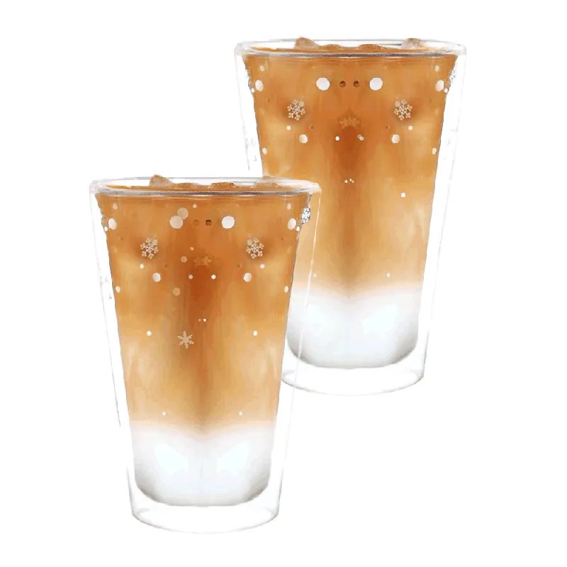 TEMPO-KONDELA HOTCOLD TYP 34, termo sklenice, set 2 ks, s vločkami, 400 ml Ověřený