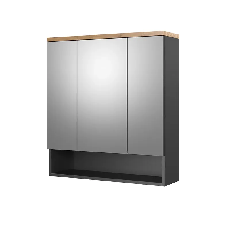 Omezená Nabídka Koupelnová zrcadlová skříňka Eden Antracit 70 x 77.5 cm Vicco