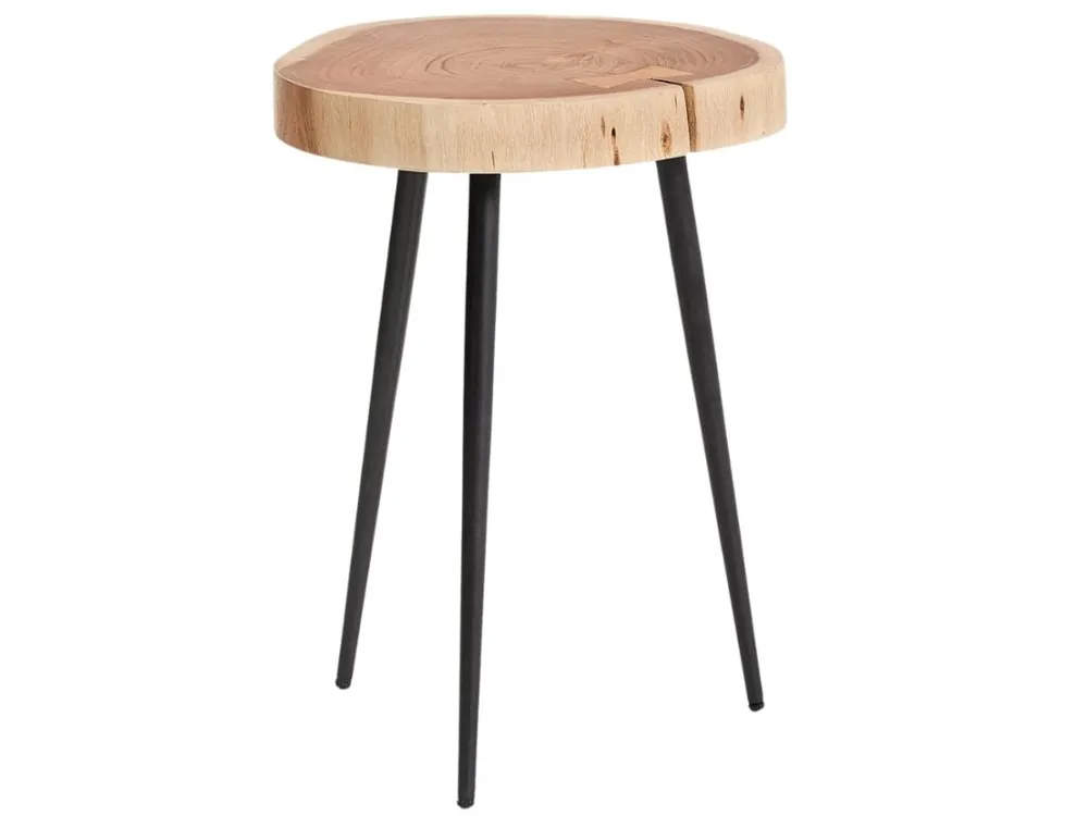 Akční Nabídka Dřevěný odkládací stolek Tanive 35 cm