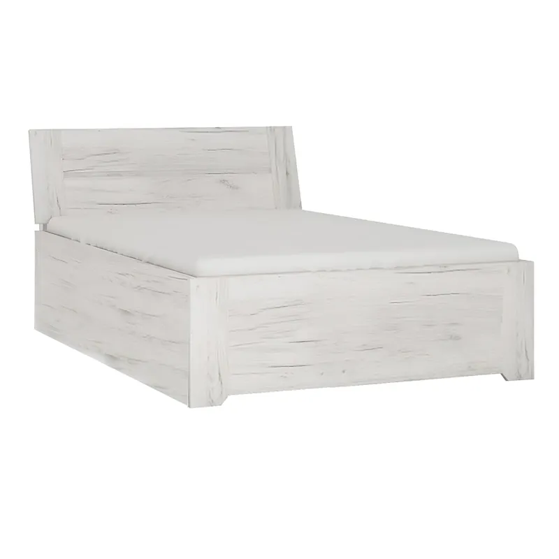 Postel typ 90, bílá craft, 90x200, ANGEL Dokud Zásoby Vydrží